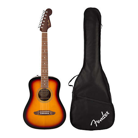 Fender: California Standard Redondo Mini Guitar w/ Bag (3-Color Sunburst) $147 + Free S&H & More