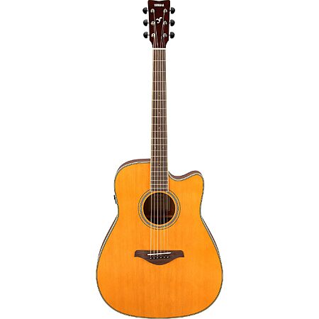 Yamaha FGC-TA Dreadnought F-Cutaway TransAcoustic Guitar $580 + Free S&H