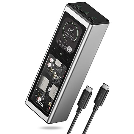 TALIX 20000mAh 3-Port 140W USB-C Power Bank $39 + Free S&H
