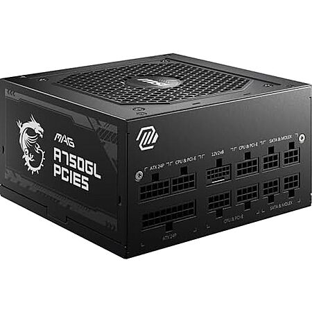750W MSI MAG A750GL ATX 3.1 PCIe 5 Fully Modular Compact Gaming Power Supply $59.35 + Free S&H