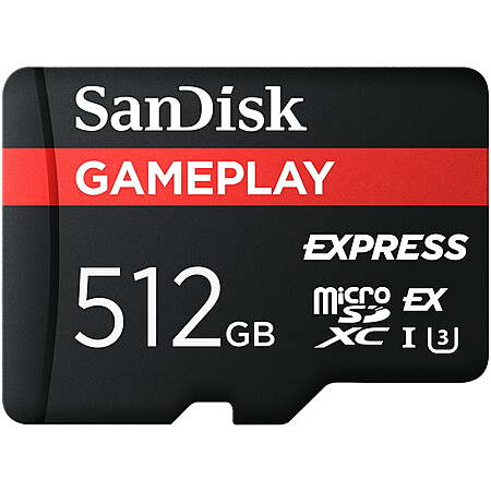 New Walmart Customers: 512GB SanDisk GamePLAY microSD Express Card (Switch 2) $88 + Free S&H