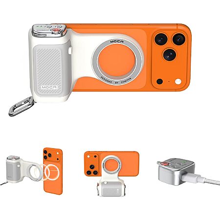 COMITOK MOCA Magnetic iPhone Camera Grip w/ Removable Remote & 1/4″ Thread $10