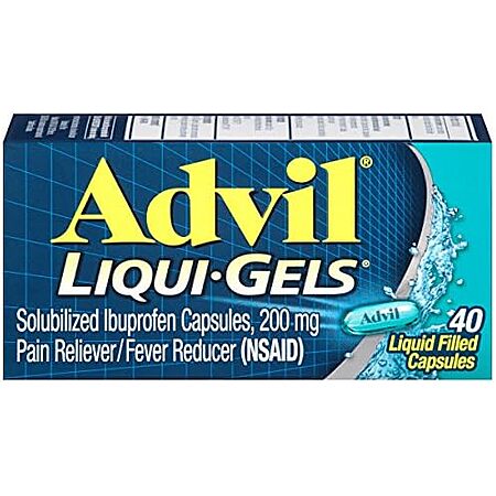 Select Accts: 40-Count Advil Liqui-Gels Pain Reliever & Fever Reducer $1.55 w/ S&S