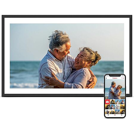 15.6″ Pastigio FHD Wi-Fi Touch Digital Picture Frame w/ 32GB Storage $60 + Free S&H