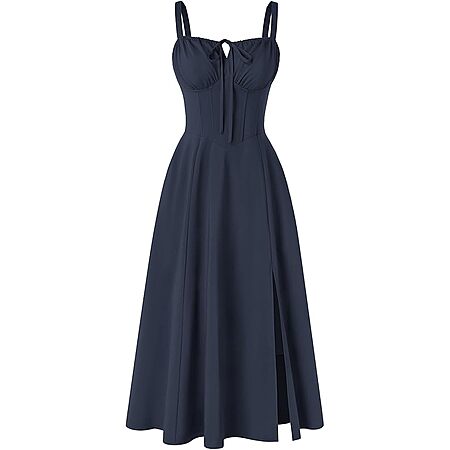 Scarlet Darkness Women Corset Midi Dress $19.45