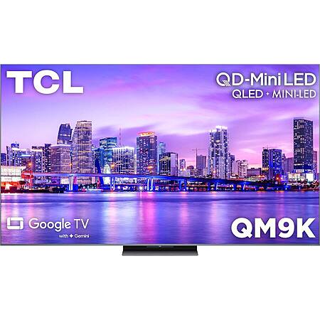 75″ TCL QM9K QD-Mini LED QLED 4K UHD 144Hz TV $1200 + Free S&H