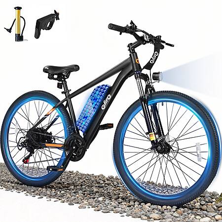 26″ Qlife Race Adult 7.8Ah Electric Mountain Bike (Black) $261.30 + Free S&H