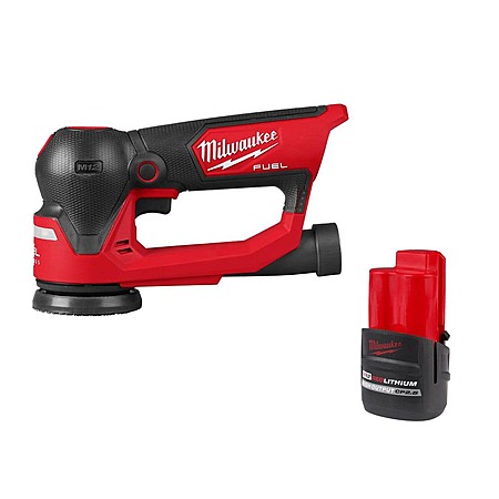 Milwaukee M12 FUEL 3″ Brushless Random Orbital Detail Sander w/ 2.5Ah Battery $164 + Free S&H