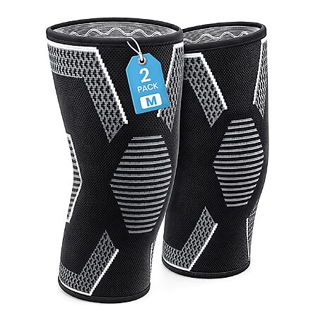 2-Pk BSRGMS Knee Compression Sleeves $6.50