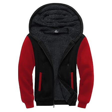 SCODI Men’s Zip Up Heavyweight Fleece Sweatshirt w/ Hoodie (Various) $19 + Free S&H