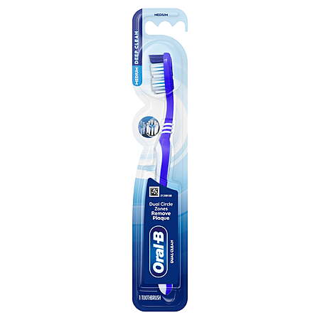 2-Ct. Oral-B Dual Clean Medium Toothbrush + $3 Walmart Cash $2 + Free Pickup