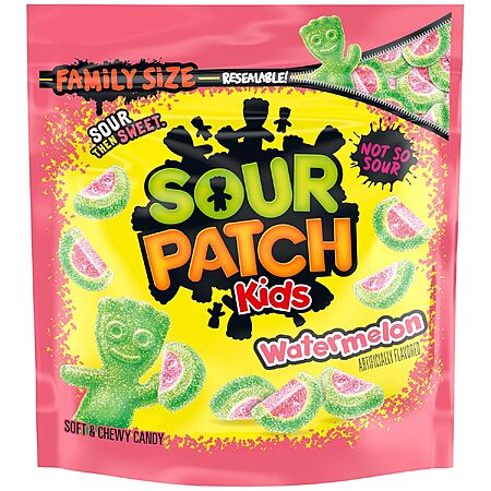 Select Amazon Accts: 1.8-Lb Sour Patch Kids Watermelon Gummy Candy (Family Size) $5.95 w/ S&S