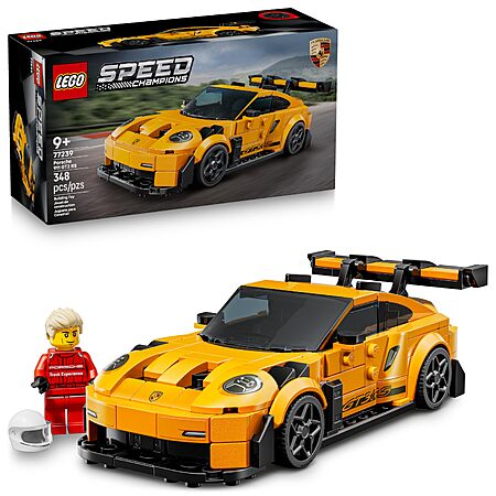 348-pc LEGO Speed Champions Porsche 911 GT3 RS Super Car Model Kit (77239) $22