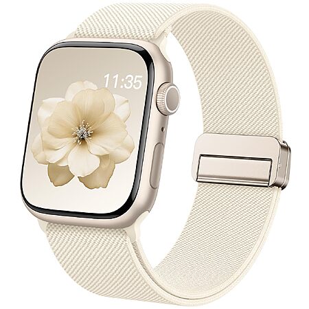 Sunnywoo Stretchy Loop Band for Apple Watch w/ Magnetic Clasp (Various) $5