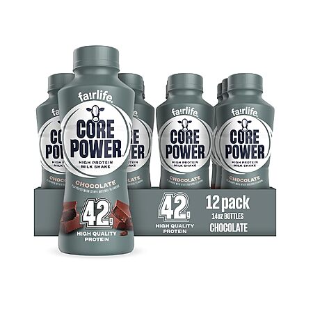 Select Accts: 12-Pk 14-Oz Fairlife Core Power Elite 42g Protein Shake (Chocolate) $33.60 w/ S&S + Free S&H