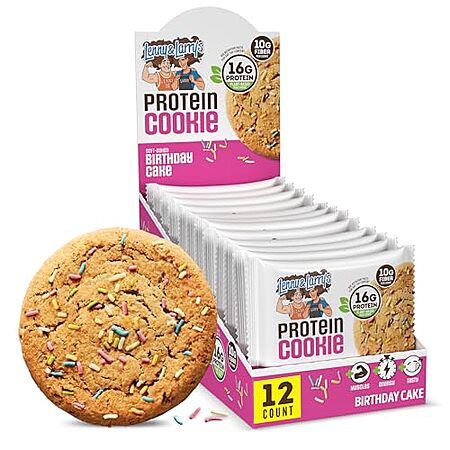 Select Accounts: 12-Pk 4-Oz Lenny & Larry’s Protein Cookie (Birthday Cake) $11.50 w/ S&S