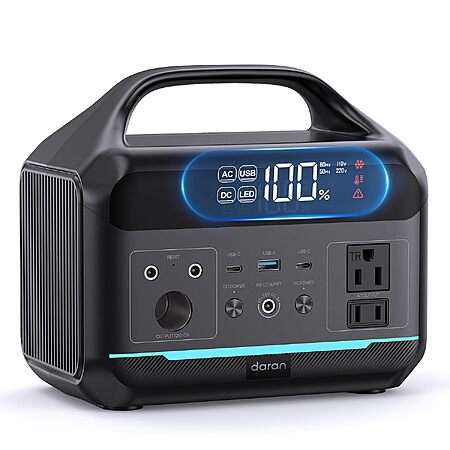 DARAN 300W 192Wh LiFePO4 Portable Power Station $98.80 + Free S&H