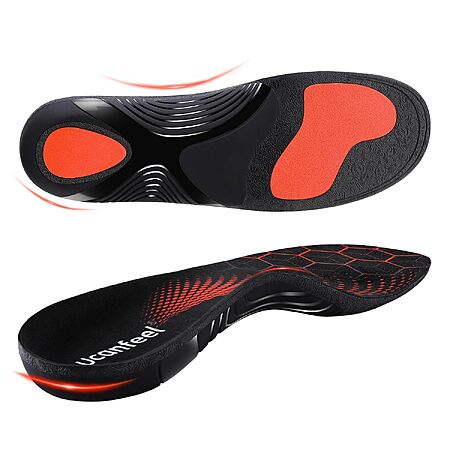 Ucanfeel Men’s or Women’s Plantar Fasciitis Arch Support Shoe Insoles (3 Colors) $8.50