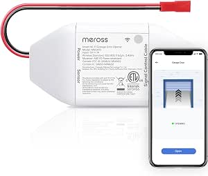 meross Smart WiFi Garage Door Opener Remote w/ App Control (Alexa/Google) $27.20