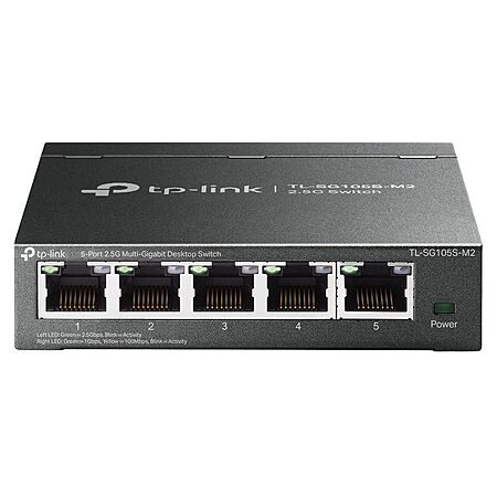 Prime: TP-Link 5-Port 2.5G Unmanaged Ethernet Switch + Earn 10% Back w/ Prime Visa $31.55 + Free S&H
