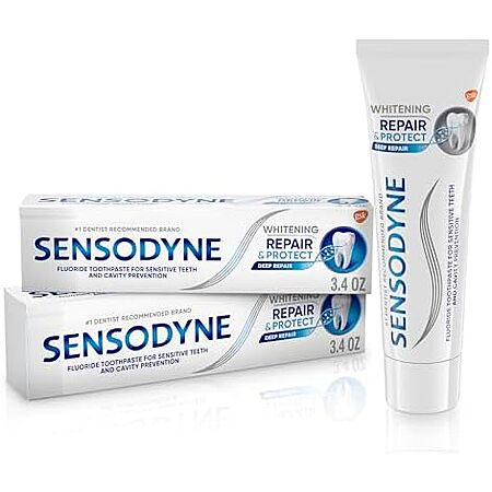 Select Accts: 2-Pack 3.4-Oz Sensodyne Repair and Protect Whitening Toothpaste $9.05 w/ S&S