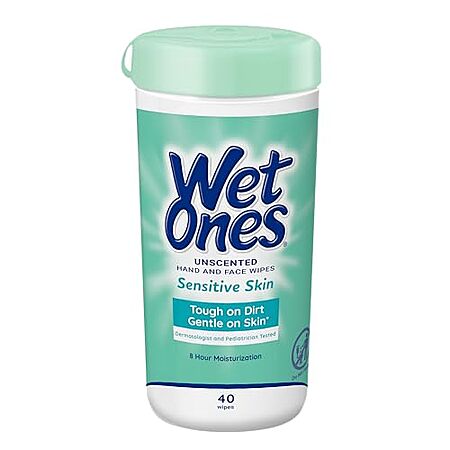 40-Ct Wet Ones Unscented Hand and Face Wipes $1.90 w/ S&S