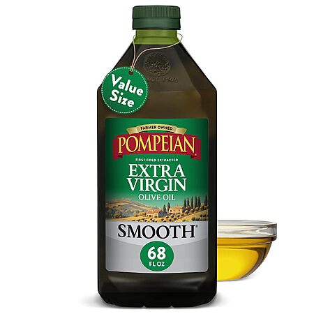 Select Accounts: 68-Oz Pompeian Smooth Extra Virgin Olive Oil $12.80 w/ S&S