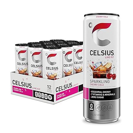 12-Pk 12-Oz CELSIUS Essential Energy Drink (Sparkling Cherry Cola) $13.25 w/ S&S