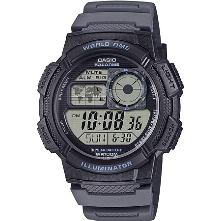 45mm Casio AE-1000W Series Digital Illuminator Men’s Resin Watch $23.95
