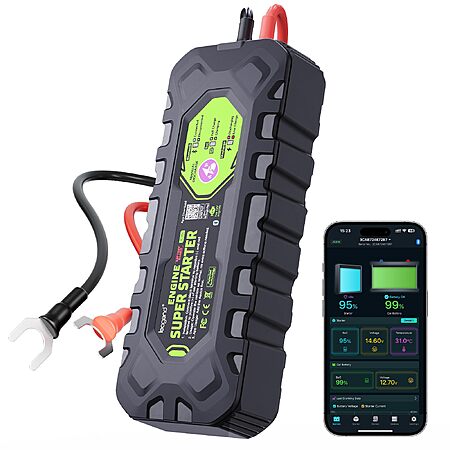 Leagend JS300 1000A Permanent Mount Super Capacitor Jump Starter $120 & More + Free S&H