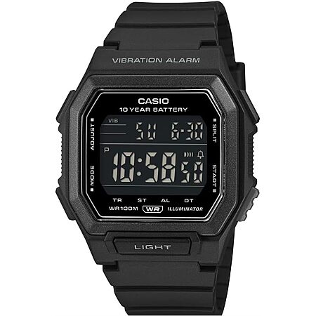Casio W-738H Series LED Digital Sports Watch w/ 10-Year Battery Life (Black) $37.30 + Free S&H