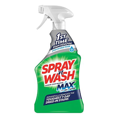 16-Oz Spray ‘n Wash Max Laundry Stain Remover Spray (w/ Oxi Action) $2.95 w/ S&S