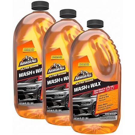 3-Pk 64-Oz Armor All Ultra Shine Car Wash & Wax $14.15 w/ S&S