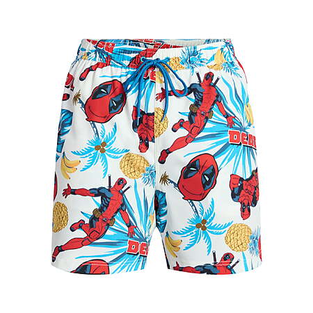 Marvel Deadpool Palms Men’s Swim Trunks $3.95