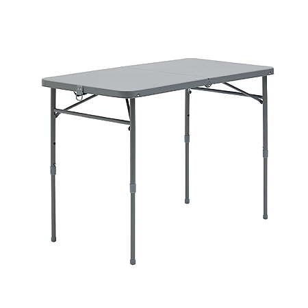 40″ x 20″ Mainstays Adjustable Height Centerfold Folding Table (Gray) $29.95
