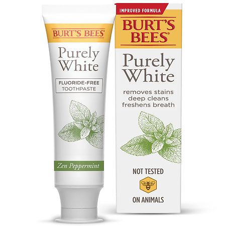 4.7-Oz Burt’s Bees Purely White Zen Peppermint Toothpaste + $6 W Cash 3 for $12 & More + Free Pickup on $10+