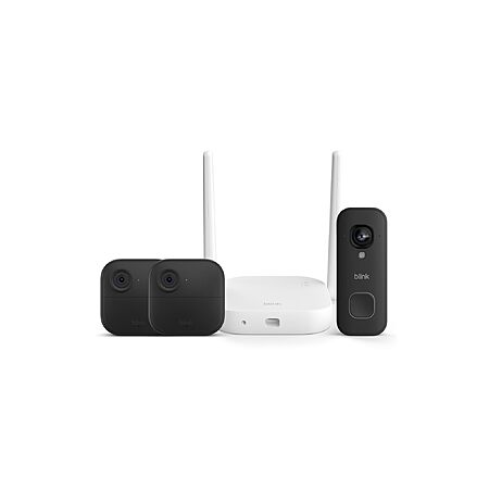 Blink Outdoor XR+ (2x Outdoor 4 Wireless Cameras + Sync Module XR+) + Wired Doorbell 2K+ $79 + Free S&H