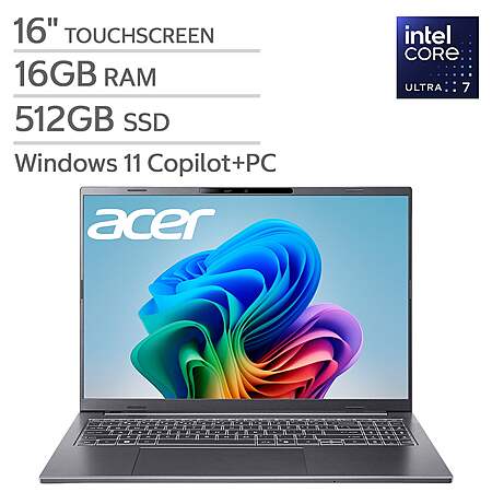 Costco Members: Acer Aspire TS Laptop: Ultra 7 256V, 16″ FHD+ 120Hz, 512GB SSD $600 + Free S&H