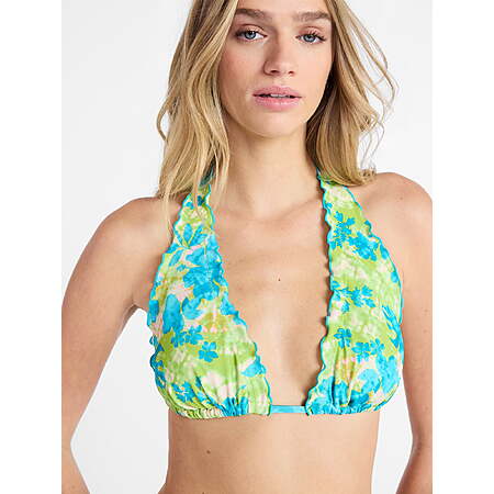 No Boundaries Women’s Convertible Bikini Top (Lime Grass) $3.90