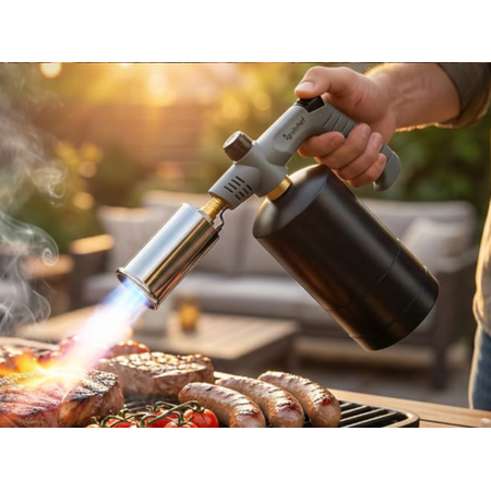 IgnitChef Propane Adjustable Flame Torch for BBQ & Camping $11.50
