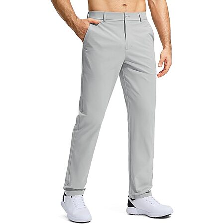 Pudolla Men’s Stretch Golf Pants w/ Pockets (Select Sizes & Colors) $15