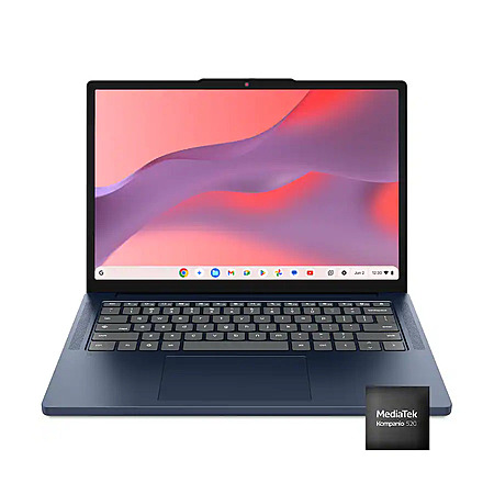 Lenovo IdeaPad Slim 3 Chromebook: MediaTek Kompanio 540, 14″ WUXGA, 4GB, 64GB eMMC $189 + Free S&H