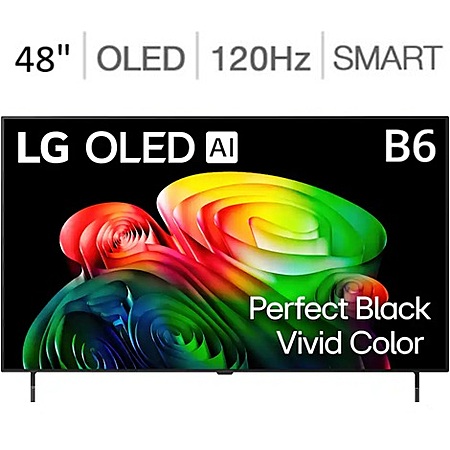 48″ LG B6 OLED AI 4K 120Hz Smart webOS TV (2026) $600 + Free S&H