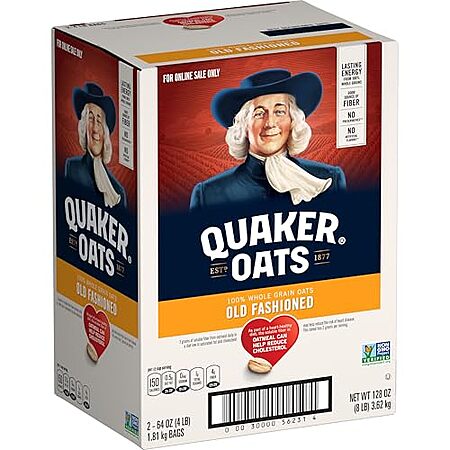 Select Accounts: 2-Pack 64-Oz Quaker Old Fashioned Rolled Oats $5.35 w/ S&S