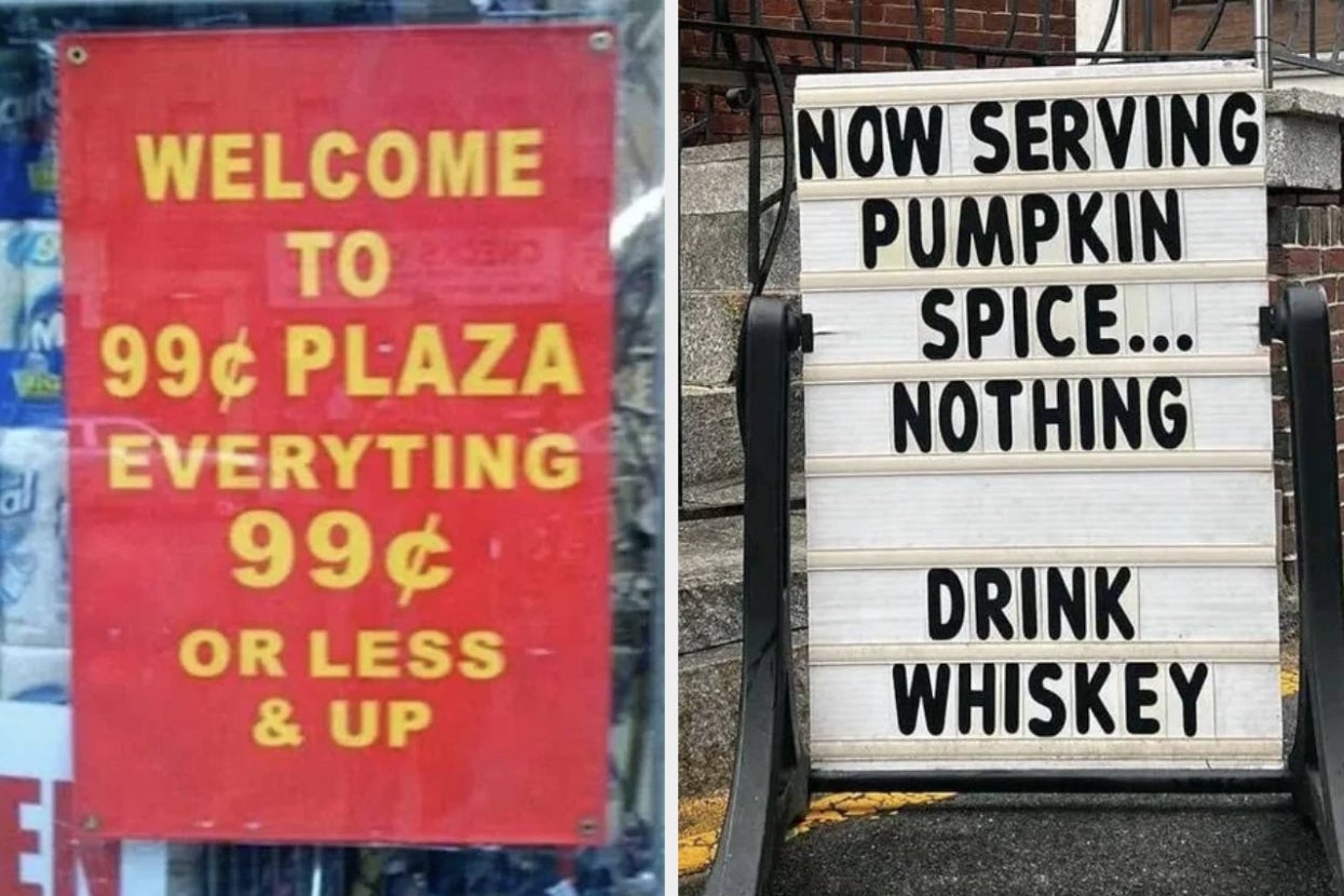 “Congrats Mrs. Vaughn Cougar Of The Month”: 16 Viral Signs From This Week That’ll Totally Catch You Off Guard, Then Make You Cackle