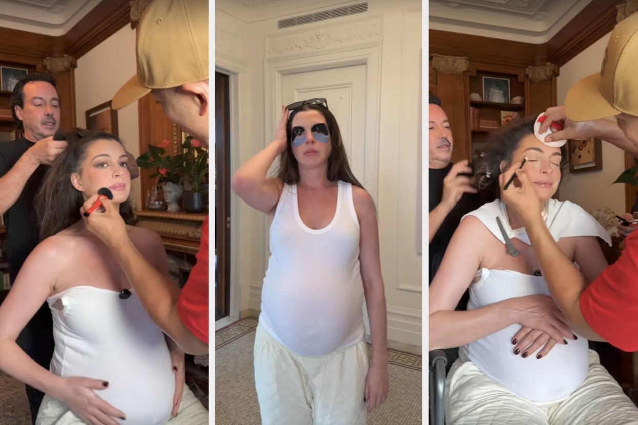 “Where Anne Hathawill, She Hathaway”: People Are Obsessed With Heavily Pregnant Anne Hathaway’s Brutally Honest Behind-The-Scenes Insight Into Her Glamorous Red Carpet Looks
